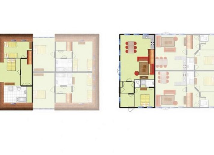 Gemuetliches Wohnzimmer der WEIDEVILLA B 6 in Hollum, Ameland, perfektes Ferienhaus fuer Komfort auf den Watteninseln.