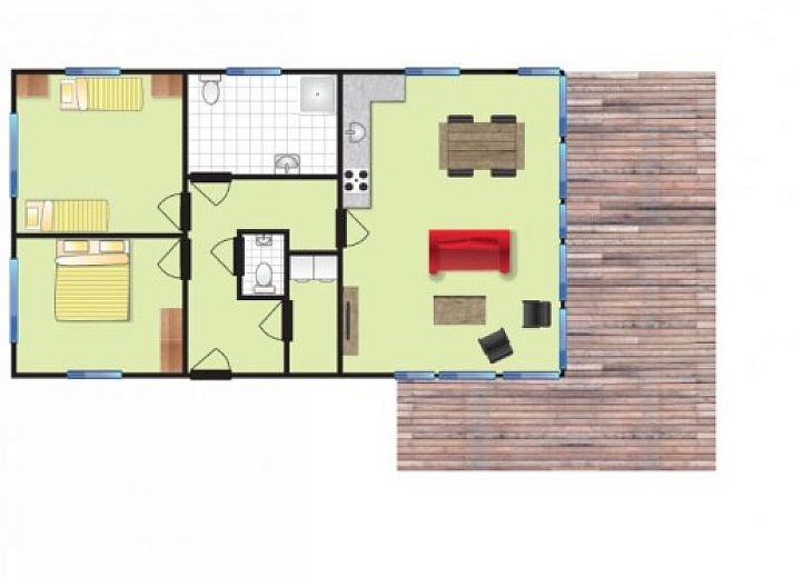 Verblijf 0403160 - Vakantiewoning Ameland - VIJVERWONING 4