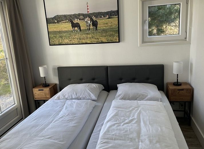 Terras met zitgedeelte bij Strandjutter26 vakantiehuis op Ameland.