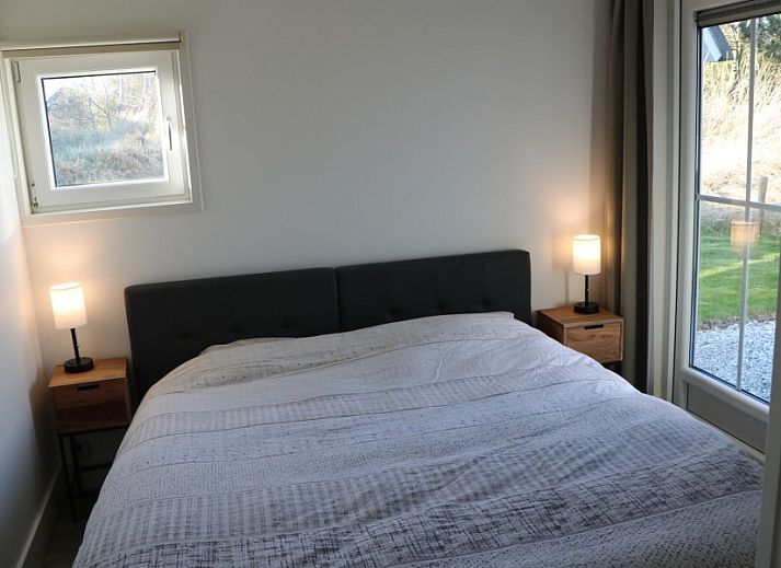 Terras met zitgedeelte bij Strandjutter26 vakantiehuis op Ameland.