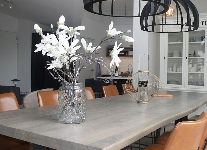 Duyngolf 12 Bungalow in Hollum, Ameland mit grosser Terrasse und moderner Architektur, umgeben von gruener Natur auf den Watteninseln.