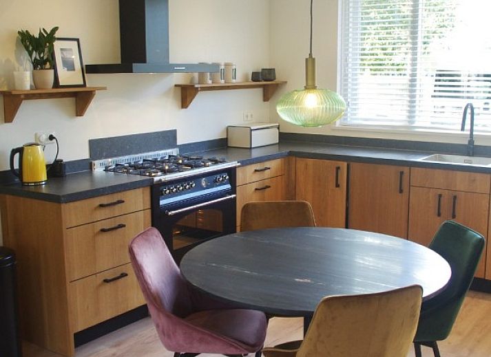 Shady garden at Louwtjesduin East vacation home in Schiermonnikoog, perfect place to relax on the Wadden Islands.