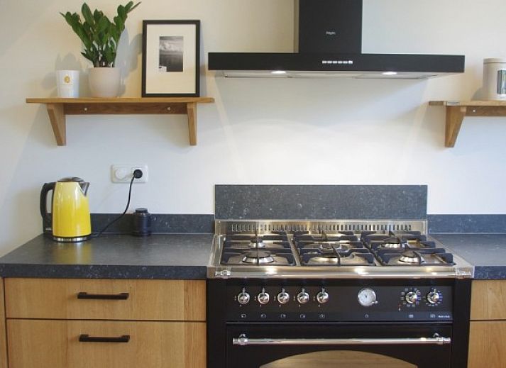 Shady garden at Louwtjesduin East vacation home in Schiermonnikoog, perfect place to relax on the Wadden Islands.