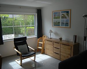 Lichte hoek in De Krim 641 vakantiehuis, De Cocksdorp Texel met uitzicht op de tuin.