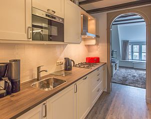 Moderne Kche im Typ X-7 Ferienhaus De Cocksdorp Texel mit Einbaugerten