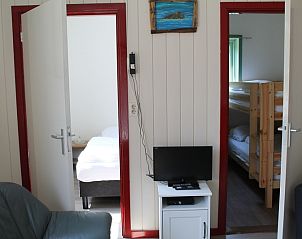 Familienzimmer mit Etagenbett in Onder de vuurtoren 115, De Cocksdorp, Texel fr zustzliche Gste.