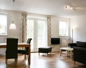 Bright living room in Type 8 - 2108 vacation home, De Cocksdorp, Texel.