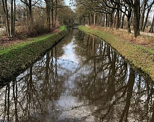 Ruhige Wasserstrae in der Nhe des Ferienhauses in De Cocksdorp, Texel, Watteninseln.