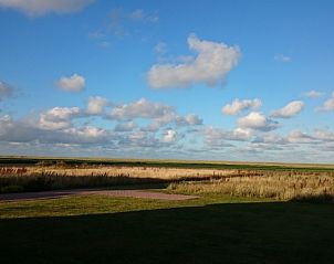Atemberaubende Aussicht ber die Felder vom Vuurtorenweg 58 C Ferienhaus De Cocksdorp Texel.