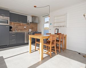 Moderne Kche im Bungalowpark Tamarisk - Bungalow 202 - Tabula Rasa, Ferienhaus auf Texel, Watteninseln.