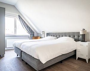 Zweites Schlafzimmer im Ferienhaus Typ B-10 Hodshonstraat, De Cocksdorp, Texel, ruhige Umgebung auf den Watteninseln.