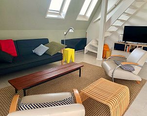 Cozy living room in vacation home Frederik and Lodevika, De Cocksdorp, Texel, Wadden Islands.