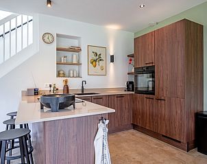 Stilvolle Kche im Ferienhaus De Razende Bol, De Cocksdorp Texel.