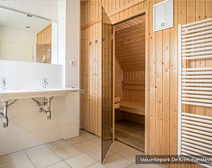 Priv sauna in Familievilla 8 persoons, De Cocksdorp, Texel, voor ultieme ontspanning na een dag verkennen.