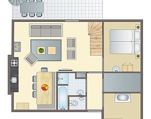 Unterkunft 0101365 - Bungalow Texel - Sluftervallei | 6-persoons kinderbungalow | 6CK