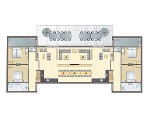 Guest house 0101366 • Bungalow Texel • Sluftervallei | 24-persoons bungalow - Breed toegankelijk |  