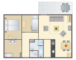 Unterkunft 0101367 • Bungalow Texel • Sluftervallei | 4-persoons kinderbungalow | 4CK 