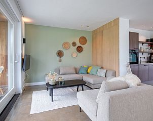 Stilvolles Interieur des Ferienhauses Brakzand in De Cocksdorp Texel, mit moderner Einrichtung.