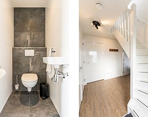 Eingang und Toilette im Ferienhaus Duinoord Texel, De Cocksdorp, Texel.