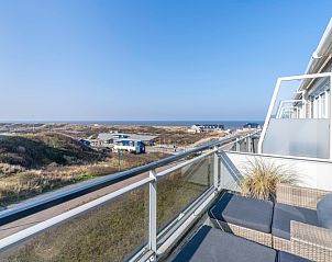 Herrlicher Balkon mit Blick auf das Meer im Appartement Juliana 140 Insel- und Meerblick, De Koog, Texel.