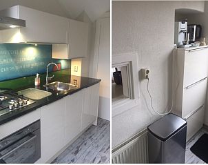 Fully equipped kitchen in De Duinputter vacation home De Koog Texel with modern appliances.