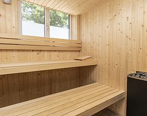 Cozy sauna in Villa 21A, De Koog, Texel, vacation home for ultimate relaxation on the Wadden Islands.