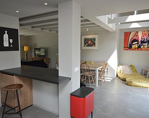 Offene Kche und Essbereich in Ruijslaan 73, De Koog, Texel, mit gemtlicher Atmosphre.