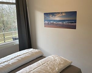 Second bedroom in Apartment Kerckeland 40, De Koog, Texel with serene atmosphere.