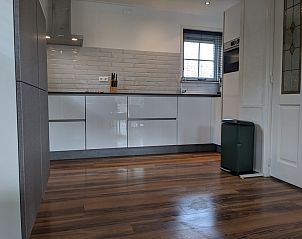 Modern kitchen in D' Duinster vacation home, De Koog, Texel with full equipment on the Wadden Islands.