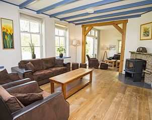 Ruime zithoek in Stolp Nieuw Bornrif - Familiehuis, vakantieverblijf in De Koog, Texel.