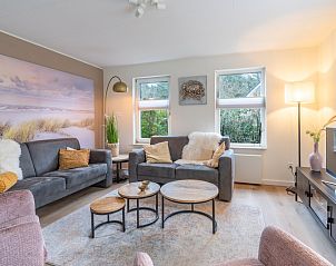 Gemtliches Wohnzimmer im Ferienhaus Kamperfoelie 33, De Koog Texel.