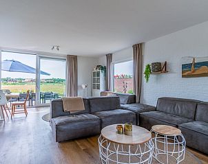 Cozy living room in Cottage in De Koog overlooking Texel's nature, Wadden Islands.
