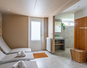 Wellness area with loungers in Cottage in De Koog, Texel, Wadden Islands.