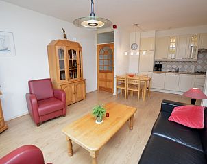 Wohnung Kerckeland 110 in De Koog Texel, gemtliches Wohnzimmer mit moderner Einrichtung.