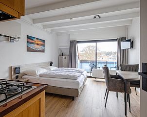 Bright bedroom in Two person studio - second floor in De Koog, Texel overlooking the Wadden Islands.