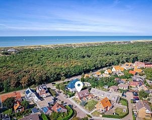 Beautiful view from Vogelweelde, De Koog Texel, near the beach and wooded area.