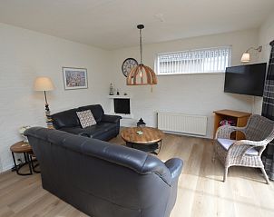 Stylish interior of Holiday home Stappeland 205 in De Koog, Texel with modern furniture and lots of natural light.