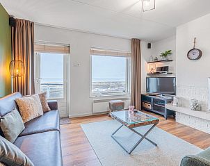 Cozy living room in Apartment Juliana 166 Zeezicht, De Koog, Texel with beautiful view.