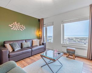 Comfortable indoor space with sea view in Apartment Juliana 166 Zeezicht, De Koog, Texel.