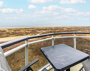 Balcony with breathtaking sea view in Apartment Juliana 166 Sea View, De Koog, Texel.