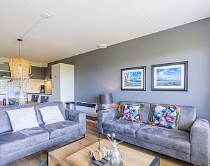 Spacious living room in Apartment Juliana 042, De Koog, Texel, with modern decor and cozy atmosphere.