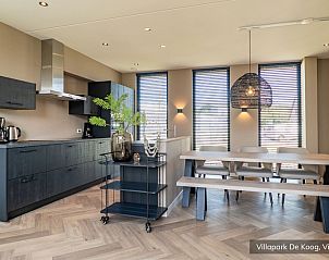 Moderne Kche der Luxus-Familienvilla 6p in De Koog, Texel, voll ausgestattet auf den Watteninseln.