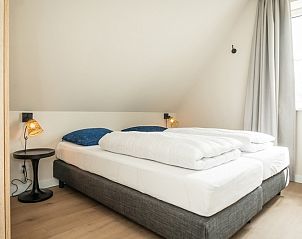 Villa 25a in De Koog Texel, cozy bedroom under the roof, vacation home Wadden Islands.