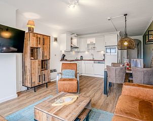 Modern kitchen in Apartment Juliana 136 Island and Sea View, ideal for a vacation in De Koog, Texel.