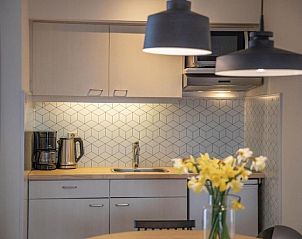 Modern kitchen in Apartment 2 persons, De Koog, Texel with all amenities.