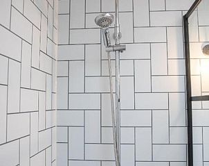 Stylish shower in Apartment 2 persons, De Koog, Texel with modern finish.