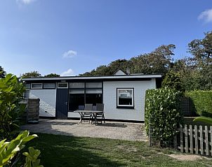 Bungalow 35 in De Koog, Texel with sunny terrace and green surroundings on the Wadden Islands.