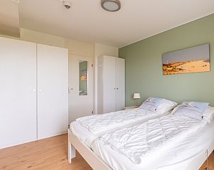 Comfortable bedroom with double bed in Apartment Juliana 066 Zeezicht, De Koog, Texel.