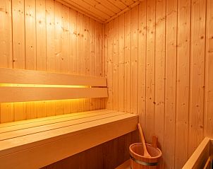 Private sauna for ultimate relaxation in Apartment Juliana 066 Zeezicht, located on Texel, Wadden Islands.