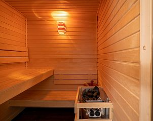 Private sauna in Apartment Juliana 034 Eilandzicht, De Koog, Texel for relaxation after a day on Texel.